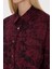 Kadın Plum Gömlek Desenli 50310568-VR177 7