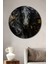 Görkemli Siyah At Ahşap Mdf Dekoratif Ev/işyeri Duvar Tablo Yuvarlak Ev/işyeri Duvar Tablo 1