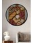 Çerçeve Görünümlü Lezzet Dolu Ziyafet Ahşap Mdf Dekoratif Ev Duvar Tablo Yuvarlak Ev Duvar Tablo 1