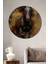 Ateşli Koşu Dekoratif Ahşap Mdf Ev/işyeri Duvar Tablo Yuvarlak Ev/işyeri Duvar Tablo 1