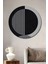 Soyut Geometrik Minimalist Dekoratif Ahşap Mdf Ev/işyeri Duvar Tablo Yuvarlak Ev/işyeri Duvar Tablo 1