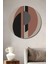 Soyut Sanat Geometrik Dekoratif Ahşap Mdf Ev/işyeri Duvar Tablo Yuvarlak Ev/işyeri Duvar Tablo 1