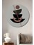 Modern Soyut Sanat Dekoratif Ahşap Mdf Ev/işyeri Duvar Tablo Yuvarlak Ev/işyeri Duvar Tablo 1
