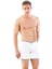 Beyaz Mı Emay 2108 Seamless Uzun Erkek Boxer 1