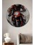 Hız Tutkusuyle Motosikletçi Dekoratif Ahşap Mdf Işyeri Duvar Tablo Yuvarlak Işyeri Duvar Tablo 1