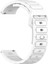 Samsung Galaxy Watch7 44MM 40MM/WATCH6 44MM 40MM/WATCH6 Classic 47MM 43MM Evrensel 20MM Saat Bandı Için Silikon Kayış - Beyaz (Yurt Dışından) 2