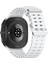 Samsung Galaxy Watch Ultra 47MM Silikon Saat Kayışı Çift Pinli Tokalı Spor Bant-Beyaz (Yurt Dışından) 1