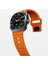 Samsung Galaxy Watch Ultra 47MM Silikon Saat Kayışı Nefes Alabilir Spor Saat Kayışı - Turuncu (Yurt Dışından) 4