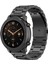 Huawei Watch Gt Active/watch 2 Pro/samsung Gear S3/huami Gtr 47 mm Için 22 mm Paslanmaz Çelik Saat Kayışı, Akıllı Saat Yedek Bilek Kayışı - Siyah (Yurt Dışından) 2