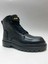 Hakiki Deri Bağcıklı Fermuarlı Siyah Renk Kaymaz Hafif Tabanlı Kışlık Erkek Bot C-8524010968BULL 2
