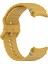 Samsung Galaxy Watch Fe/watch7 40MM 44MM Silikon Dalga Dokulu Saat Kayışı Yedek Kayışları - Sarı (Yurt Dışından) 4