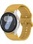 Samsung Galaxy Watch Fe/watch7 40MM 44MM Silikon Dalga Dokulu Saat Kayışı Yedek Kayışları - Sarı (Yurt Dışından) 5