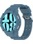 Samsung Galaxy Watch7 44MM Saat Kayışı Silikon Kayış Değişimi ve Saat Kılıfı - Mavi (Yurt Dışından) 2