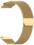 Samsung Galaxy Watch7 44MM/40MM Manyetik Saat Kayışı Paslanmaz Çelik Milano Bileklik - Altın (Yurt Dışından) 1