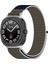 Kalebol Samsung Galaxy Watch Ultra 47MM Saat Kayışı Sihirli Bant Örgülü Naylon Bileklik - Gri + Mavi (Yurt Dışından) 5
