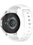 Samsung Galaxy Watch7 44MM/40MM Ayarlanabilir Saat Kayışı Için Kalebol Silikon Bant - Beyaz (Yurt Dışından) 1