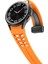 Samsung Galaxy Watch Fe/7/6/5/4 Saat Kayışı Için Manyetik Katlanır Tokalı Şık Silikon Kayış - Turuncu (Yurt Dışından) 4