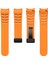 Samsung Galaxy Watch Fe/7/6/5/4 Saat Kayışı Için Manyetik Katlanır Tokalı Şık Silikon Kayış - Turuncu (Yurt Dışından) 5
