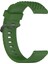 Samsung Galaxy Watch3 45MM/GALAXY Watch 46MM Saat Kayışı 22MM Silikon Saat Bandı - Ordu Yeşili (Yurt Dışından) 3