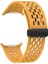 Kalebol Samsung Galaxy Watch Ultra 47MM Silikon Bant Manyetik Yedek Kayış-Sarı (Yurt Dışından) 1