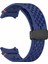 Samsung Galaxy Watch7/watch6/watch6 Classic/watch 5/watch 5 Pro/watch4/watch4 Classic/watch Fe Için Nefes Alabilir Spor Kayış - Gece Mavisi Silikon Saat Kayışı (Yurt Dışından) 5