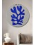 Matisse Berggruen Mavi Soyut Ahşap Mdf Dekoratif Tablo Yuvarlak Tablo 1