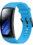 Samsung Galaxy Gear Fit2 Pro-Blue Için Dikey Çizgili Tahıl Silikon Akıllı Saat Kayışı Değişimi [küçük Boy] (Yurt Dışından) 2