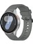 Samsung Galaxy Watch3 45MM/GALAXY Watch 46MM Saat Kayışı 22MM Silikon Saat Bandı - Koyu Gri (Yurt Dışından) 5