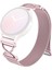 Samsung Gear Sport/gear S2 Classic Milanese Bantlı Elektroliz Kaplama Paslanmaz Çelik Manyetik Saat Kayışı ve x Şeklinde Bağlantı Parçası - Gül Pembesi (Yurt Dışından) 1