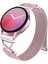 Samsung Gear Sport/gear S2 Classic Milanese Bantlı Elektroliz Kaplama Paslanmaz Çelik Manyetik Saat Kayışı ve x Şeklinde Bağlantı Parçası - Gül Pembesi (Yurt Dışından) 2