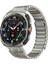 Samsung Galaxy Watch Ultra 47MM Saat Kayışı Manyetik Paslanmaz Çelik Yedek Kayış-Titanyum (Yurt Dışından) 3