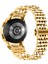 Samsung Galaxy Watch7 44MM 40MM Metal Saat Kayışı 7 Boncuklu Hızlı Çıkarma Bağlantılı Kayış - Altın (Yurt Dışından) 1
