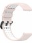 Xiaomi Watch S4 Sport/keep Watch Pilot 1/samsung Galaxy Watch3 45MM Spor Kayışı Için 22MM Silikon Saat Kayışı - Pembe + Beyaz (Yurt Dışından) 5