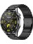 Huawei Watch Gt 4 46MM/WATCH 4/4 Pro/gt/samsung Galaxy Watch3 45MM Titanyum Alaşımlı Kayış 22MM Güvenlik Tokalı Saat Bandı-Siyah (Yurt Dışından) 5