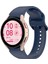 Samsung Galaxy Watch7/watch Fe/watch6/watch 5/watch4 Için Silikon Bilek Kayışı - Gece Mavisi (Yurt Dışından) 5