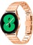 Samsung Galaxy Watch Active2 44MM/40MM Paslanmaz Çelik Saat Kayışı Yedek Bileklik - Gül Altın (Yurt Dışından) 3