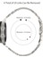 Samsung Galaxy Watch6 40MM/44MM/WATCH6 Classic 43MM/47MM Paslanmaz Çelik Kayışlı Şık Bileklik - Titanyum Gri (Yurt Dışından) 4