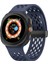 Kalebol Samsung Galaxy Watch Ultra 47MM Silikon Bant Manyetik Yedek Kayış - Lacivert (Yurt Dışından) 5