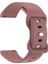 Evrensel 22 mm Silikon Saat Kayışı Düz Renk Şeklinde Tokalı Yedek Bant - Mor Pus (Yurt Dışından) 3
