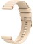 Samsung Galaxy Watch7 44MM/40MM/WATCH Fe 40MM/WATCH6 44MM/40MM Evrensel 20MM Silikon Saat Kayışı-Bej (Yurt Dışından) 3