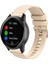 Samsung Galaxy Watch7 44MM/40MM/WATCH Fe 40MM/WATCH6 44MM/40MM Evrensel 20MM Silikon Saat Kayışı-Bej (Yurt Dışından) 4