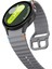 Kalebol Samsung Galaxy Watch7 44MM 40MM/WATCH Fe 40MM Silikon Saat Bandı Dalga Şeklinde Bilek Kayışı-Gri (Yurt Dışından) 4