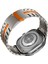 Samsung Galaxy Watch Ultra 47MM Saat Kayışı Titanyum Alaşımlı Bilek Kayışı ve Aleti - Titanyum + Turuncu (Yurt Dışından) 5