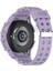 Samsung Galaxy Watch7 40MM Saat Kayışı Silikon Kayış Değişimi ve Saat Kılıfı - Mor (Yurt Dışından) 3