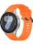 Samsung Galaxy Watch7 40MM/44MM Saat Kayışı 20MM Silikon Saat Bandı-Turuncu (Yurt Dışından) 5