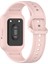 Samsung Galaxy Fit3 (SM-R390) Saat Kayışı Için Kılıflı Entegre Silikon Saat Bandı - Açık Pembe (Yurt Dışından) 3