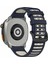 Xiaomi Watch S4 Sport/keep Watch Pilot 1/samsung Galaxy Watch3 45MM Spor Kayışı Için 22 mm Silikon Saat Kayışı - Gece Mavisi + Yıldız Işığı (Yurt Dışından) 1
