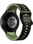Samsung Galaxy Watch7 44MM 40MM/WATCH Fe 40MM/WATCH6 44MM 40MM Çift Renkli Saat Kayışı - Siyah+Yeşil Için Silikon Kayış (Yurt Dışından) 1