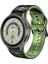 Samsung Galaxy Watch7 44MM 40MM/WATCH Fe 40MM/WATCH6 44MM 40MM Çift Renkli Saat Kayışı - Siyah+Yeşil Için Silikon Kayış (Yurt Dışından) 5
