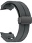 Samsung Galaxy Watch Fe/7/6/5/4 Saat Kayışı Için Manyetik Katlanır Tokalı Şık Silikon Kayış - Gri (Yurt Dışından) 3
